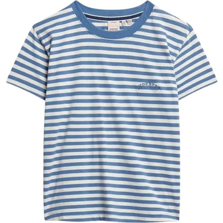 Superdry - Essential Logo Gestreept T-shirt Slanke Pasvorm - Dames - T-shirts