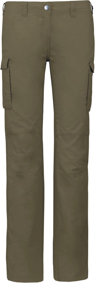 Kariban Lichte damesbroek met diverse zakken K746 - Light khaki - 34 NL (36 FR)