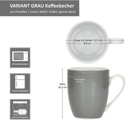MamboCat MamboCat Set van 6 Variant koffiemokken GROEN