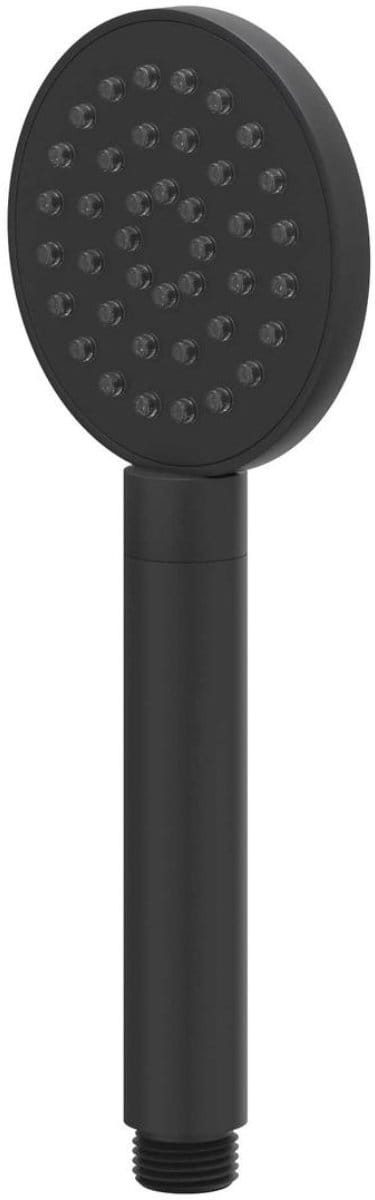 IVY Toebehoren Handdouche rond 9cm, satin spray Mat zwart PED