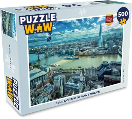 Puzzel Londen - Theems - Tower Bridge - Legpuzzel - Puzzel 500 stukjes