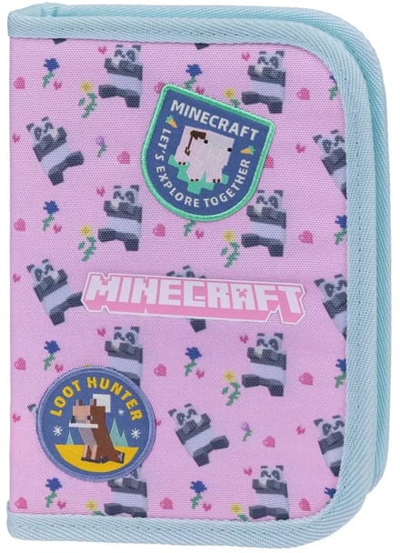 Baagl Etui Minecraft Panda 1-rits