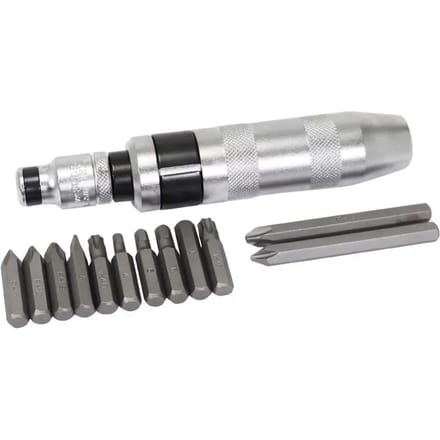 Slagschroevendraaier met bit voor kruiskop-, zeskant- en torxschroeven + 2 x 80 mm kruiskopschroevendraaiers Buzzetti 4918