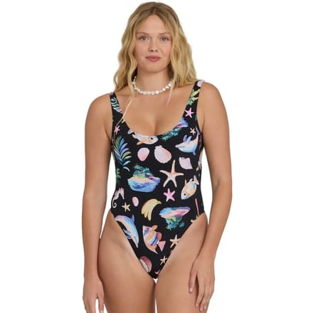Dames zwempak uit 1 stuk Billabong Party Wave Tanker