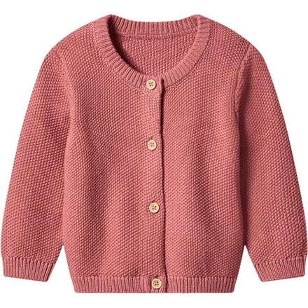 LUPILU Gebreid baby vest (Roze, 62-68)