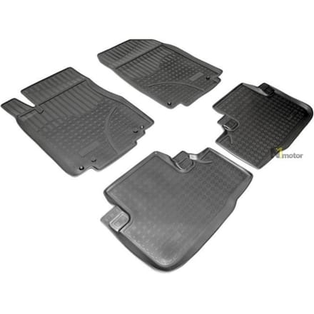NORM Liners | Tapis De Sol En Caoutchouc TPE Toutes Saisones Pour Honda CR-V 2012-2016 noir