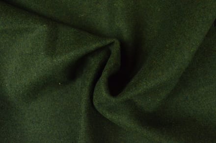 30 meter wol stof - Mosgroen - 78% polyester - 22% wol
