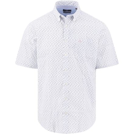 Fynch-Hatton Overhemd Seasonal Fine Combi Pattern Button-Down Magnolia / male