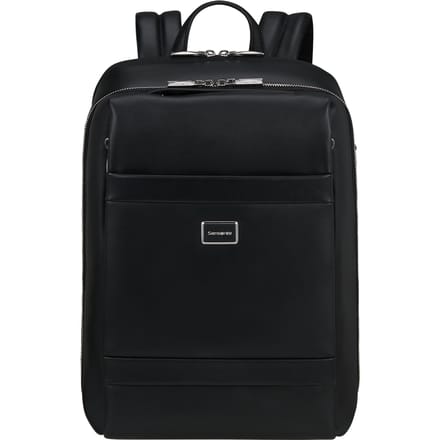 Samsonite Image Biz Leather Rugzak 14.1" Zwart