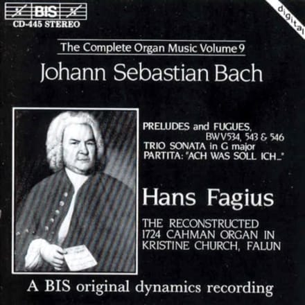 Hans Fagius - J.S. Bach: The Complete Organ Music Vol 9 (CD)