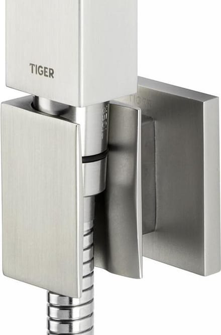 Tiger Items Wandhouder Handdouche Conisch - RVS geborsteld