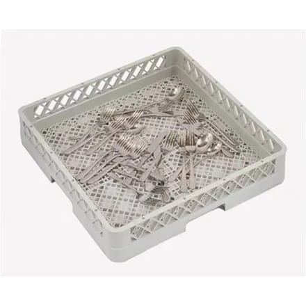 Engels Vaatwaskorf Voor Bestek – 500x500x100 Mm, Pp Kunststof