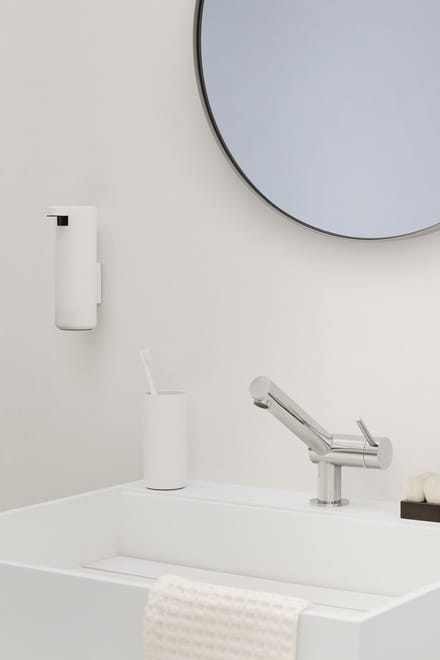 Modo Dubbele Handdoekstang White | Wit | Staal