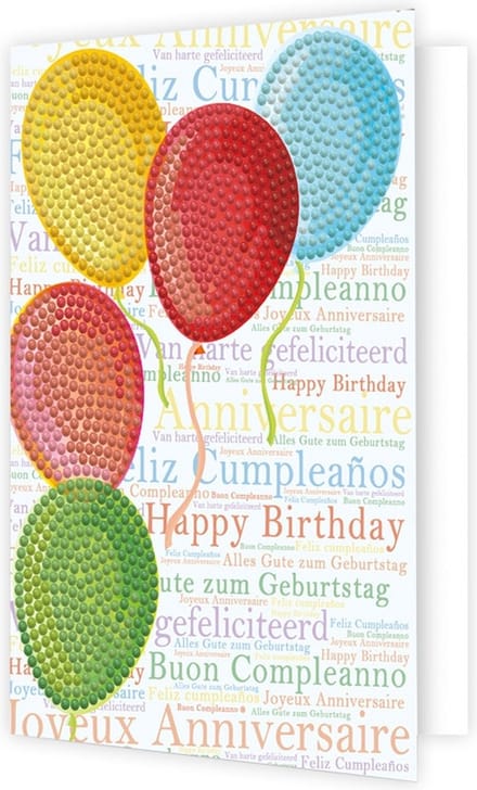 DIAMOND DOTZ Balloons on High - Diamond Painting - 1.016 Dotz - 18x13 cm
