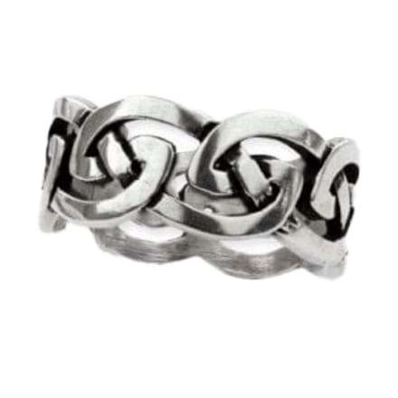 Zilveren “Keltische Knoop”-ring'(R705.54)