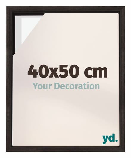 yd, Baklijst 40x50 cm Eiken Donker - Lijst voor Canvasdoek - MDF Lyon