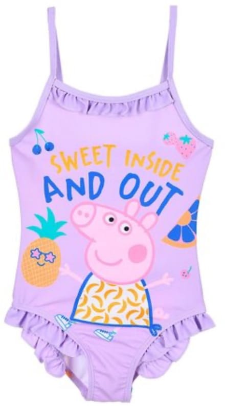 Peppa Pig / Peppa Big Badpak - Lila - Maat 110