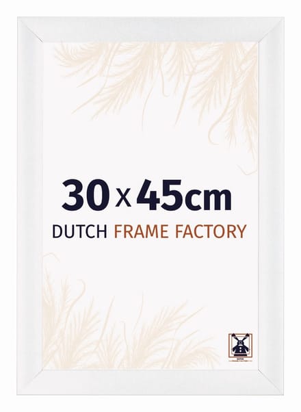 Fotolijst 30x45 cm - MDF - Wit Hoogglans - Praag