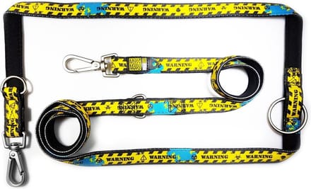 MAX & MOLLY Dangerous Verstelbare Hondenlijn / Hondenriem - Polyester - M - Breedte: 2 cm - Lengte: 200 cm