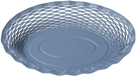 Broodmandje van RVS - Vintage - Ovaal - Klein - Duiven Blauw