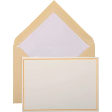 Kaart met rand + gelegde envelop G.Lalo (x10)