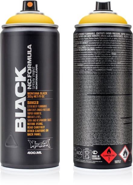 Montana BLACK 1030 Yellow spuitbus 400ml