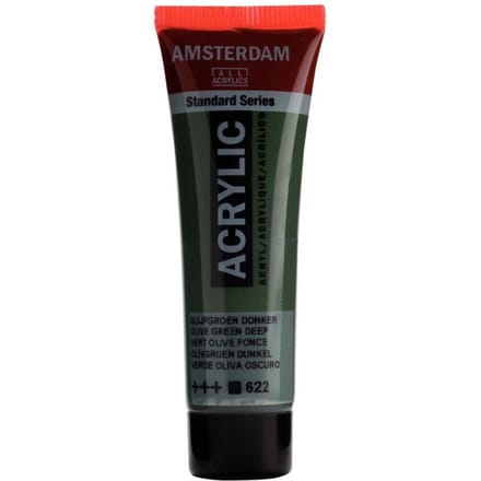 Acrylverf - Amsterdam - Standaard - 20 Ml - Donker Olijfgroen - Hoge lichtechtheid