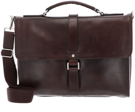 PICARD Leren afzonderlijke gevallen Buddy Briefcase Cafe donkerbruin