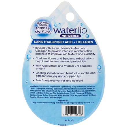 Rohto Mentholatum - Water Lip Balm SPF20 PA++ - 4.5g - Mint Menthol