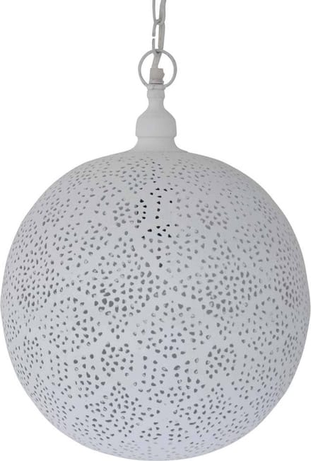 Safaary - Oosterse Hanglamp Wit Tara Ø 30 x 40cm