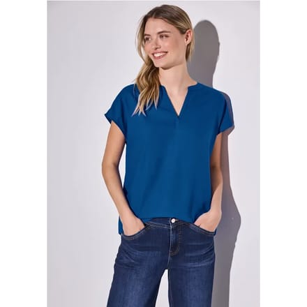 Blouse in effen kleur