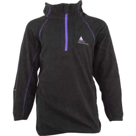 Microfleece sweatshirt met halve rits voor meisjes Peak Mountain Fafine