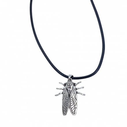 ketting krekel zilverkleur 45 cm - Charme Bijoux