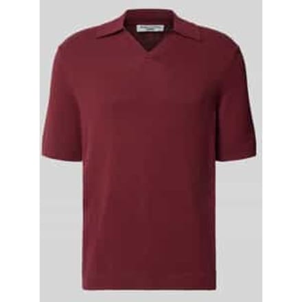 regular fit poloshirt van katoenmix