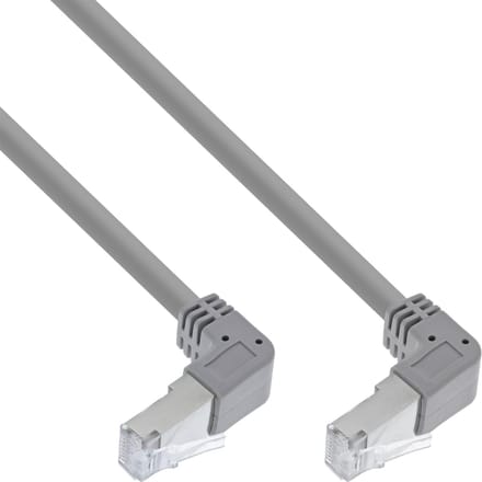 InLine® Patchkabel 2-zijdig haaks, S/FTP, Cat.6, 250MHz, PVC, 1,75m