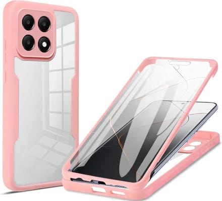 Hoesje geschikt voor Xiaomi Poco F6 Pro - Techsuit ColorVerse 360 Case met Screenprotector - Roze
