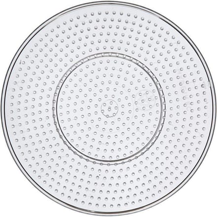 Grondplaat Rond groot transparant 15 cm