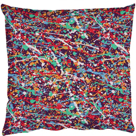 Sierkussens - Kussentjes Woonkamer - 40x40 cm - Spat - Abstract - Waterverf - Multi