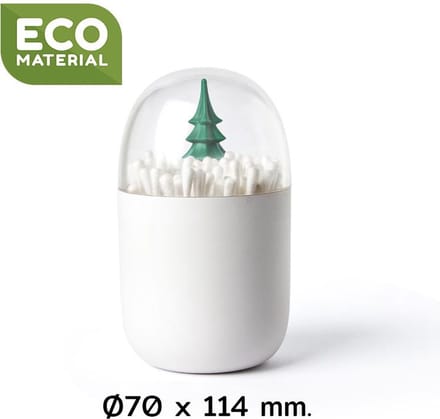 Qualy - Wattenstaafjeshouder “Wintertime” W70 × L70 × H114 mm 102 gr