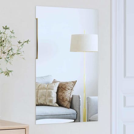 vidaXL - Wandspiegel - 50 - x - 80 - cm - gehard - glas - Rechthoekig