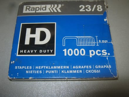 Rapid Nietjes 23/8 verzinkt 1000 stuks/doos