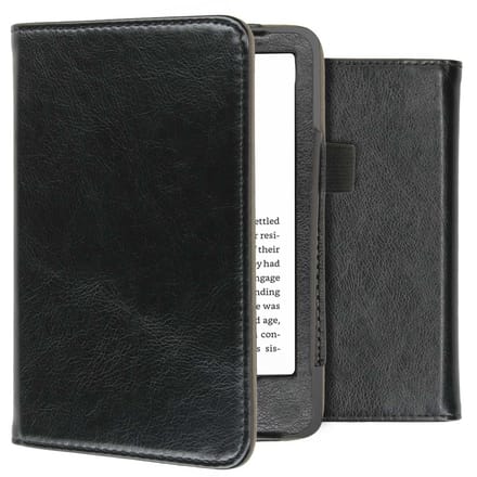 imoshion Vegan Leather Bookcase voor de Amazon Kindle (2024) / Amazon Kindle (2022) 11th gen - Zwart