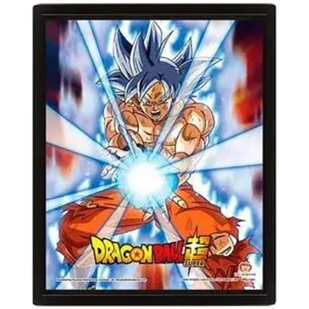 3D lenticulaire frame Pyramid Dragon Ball Super Ultra Instinct Kamehameha