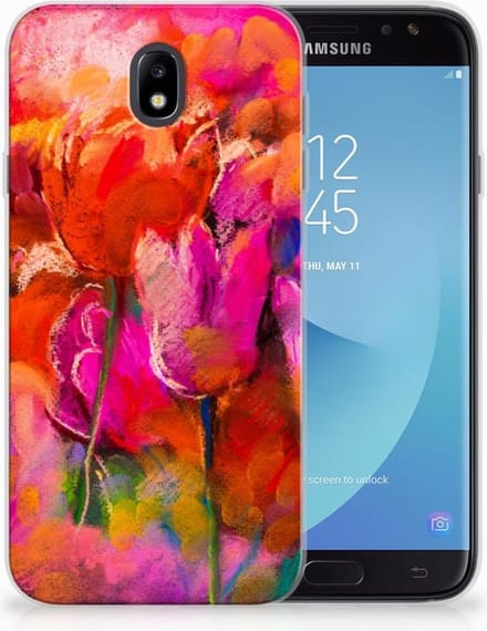 Hoesje maken Samsung Galaxy J7 2017 | J7 Pro Tulips