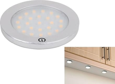 LED keuken kast verlichting - koud wit - touch on/off - 12v