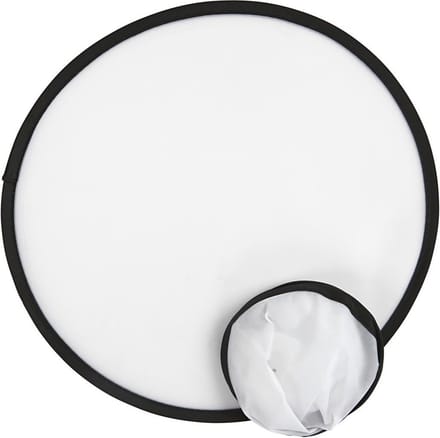 Creativ Company Nylon Frisbee 25 cm Wit 5 stuks