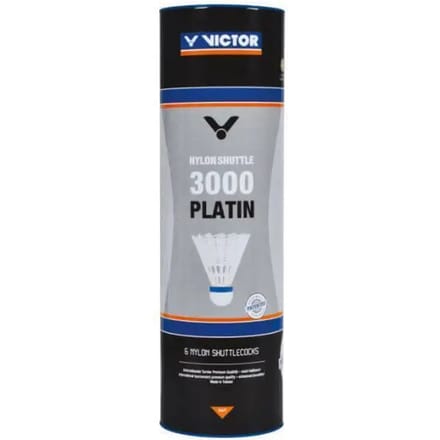 Set van 6 nylon shuttles Victor Platin 3000