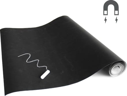 ESTAhome krijtbord magneetbehang zwart - 53 x 560 cm - 155002