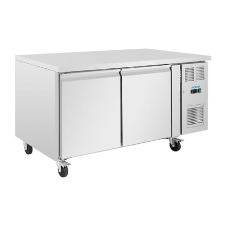 Polar U-serie 2-deurs counter met euronorm opslag 427L