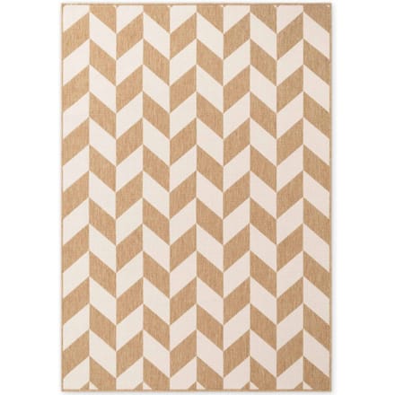 Ted Baker Ted baker haringey buitenkleed jute wit- 80x200 cm